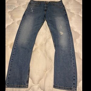 Levi’s S37 slim distressed jeans